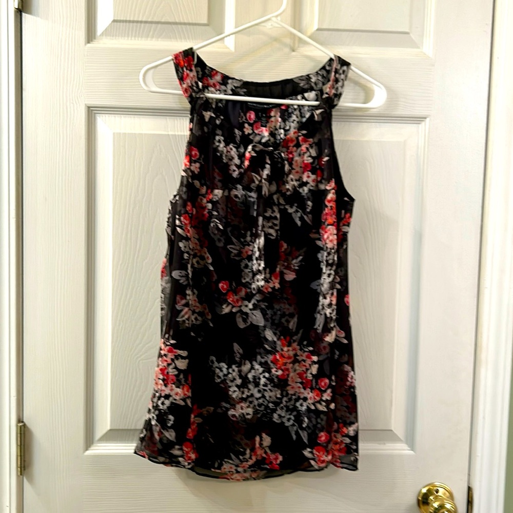 Halter print top.